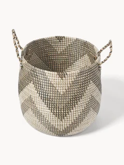 Westwing Collection Set de cestas con tapadera Mija, 2 uds.