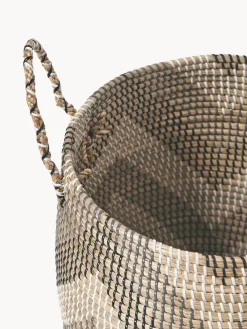 Westwing Collection Set de cestas con tapadera Mija, 2 uds.