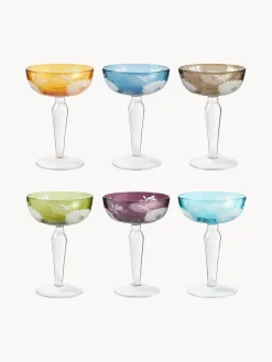 POLSPOTTEN Set de copas pompadour de champán Peony, 6 uds.^ Copas De Champagne|Vajillas Completas
