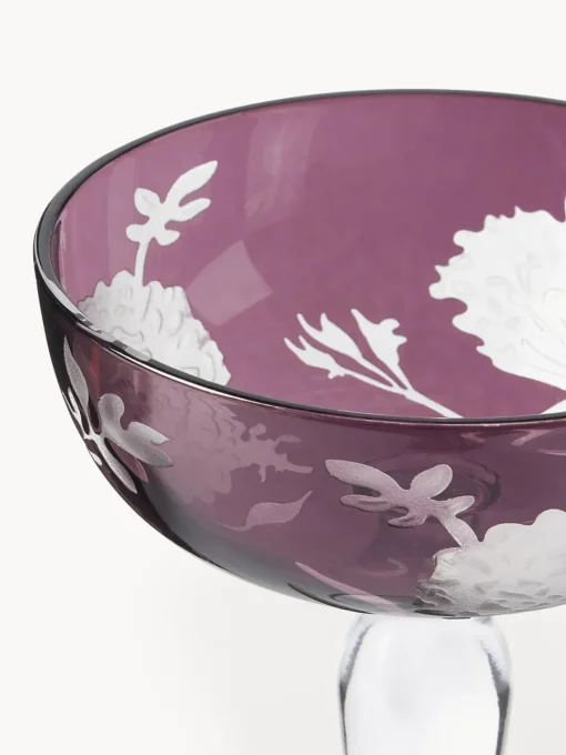 POLSPOTTEN Set de copas pompadour de champán Peony, 6 uds.^ Copas De Champagne|Vajillas Completas