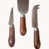 Sagaform Set de cuchillos para queso de madera Astrid, 3 pzas.