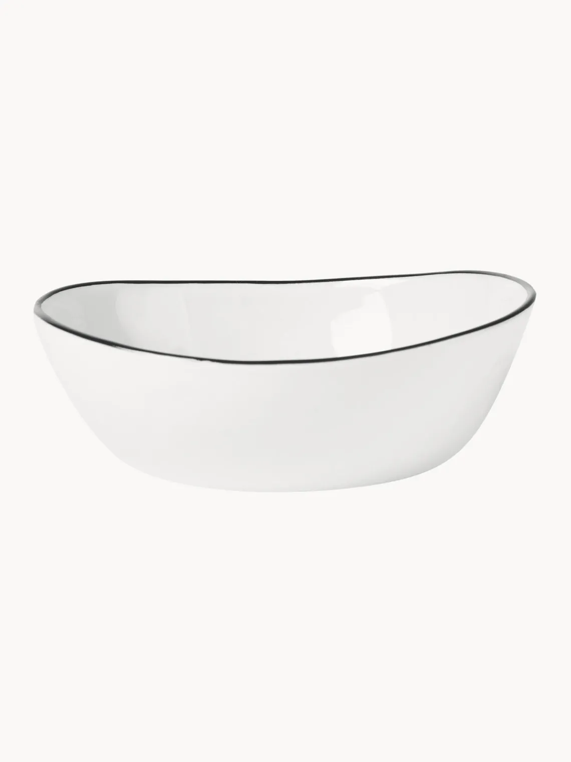 Broste Copenhagen Set de desayuno artesanal de porcelana Salt, 4 comensales (16 pzas.)