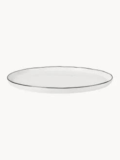 Broste Copenhagen Set de desayuno artesanal de porcelana Salt, 4 comensales (16 pzas.)