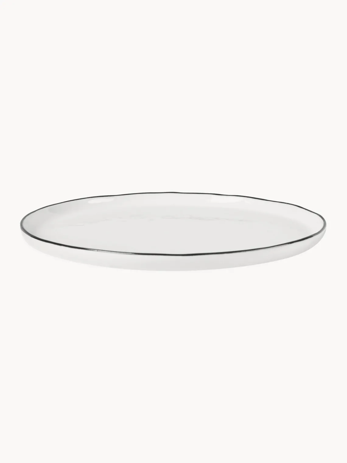 Broste Copenhagen Set de desayuno artesanal de porcelana Salt, 4 comensales (16 pzas.)