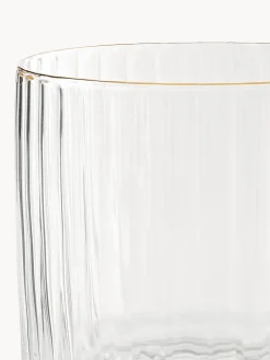 Westwing Collection Set de jarra soplada con vasos Aleo, 5 pzas.