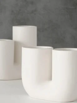 Set de jarrones artesanales de gres Filicio, 2 uds.^ Jarrones|Jarrones