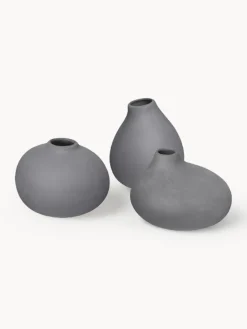 blomus Set de jarrones pequeños de porcelana Nona, 3 uds.^ Jarrones|Jarrones