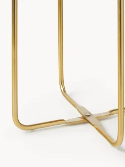 Westwing Collection Set de macetero de metal martillado Nives, 2 uds.^ Maceteros|Jarrones
