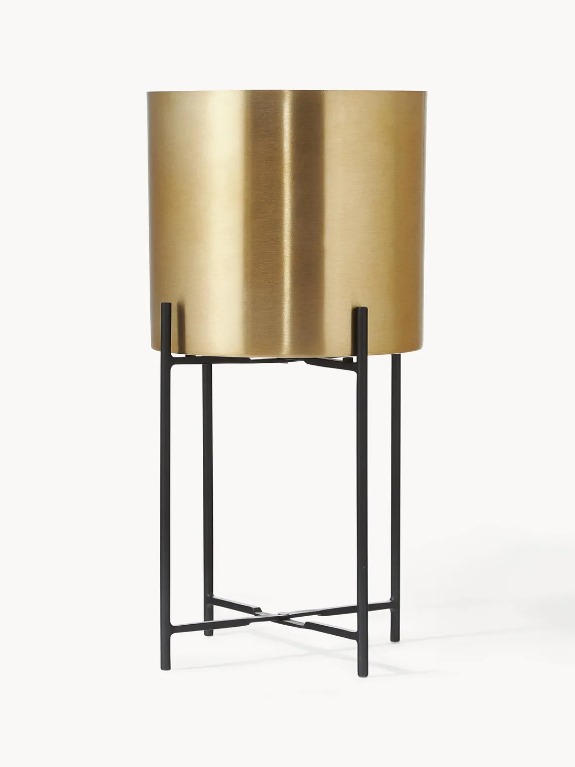 Westwing Collection Set de maceteros de metal Mina, 2 uds.