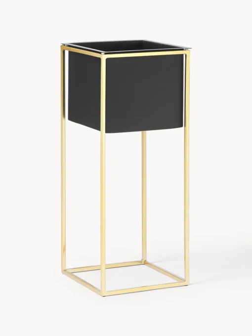 Westwing Collection Set de maceteros de metal Leilani, 2 uds.