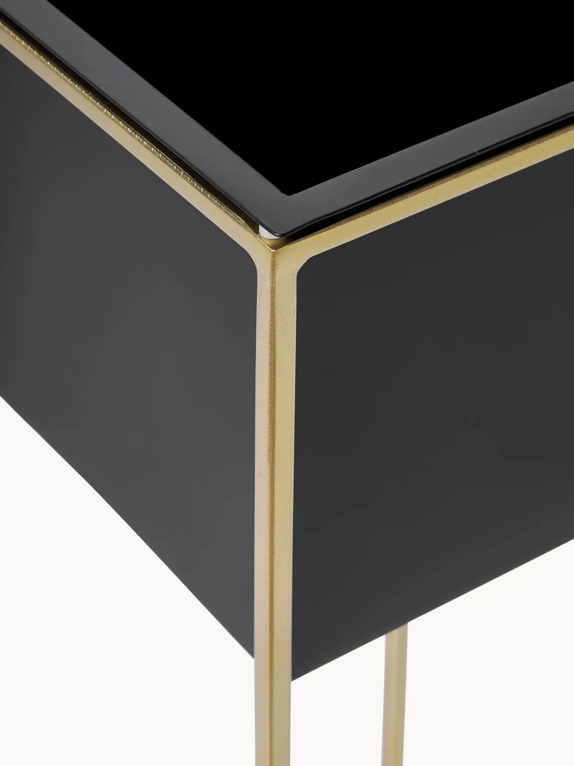 Westwing Collection Set de maceteros de metal Leilani, 2 uds.