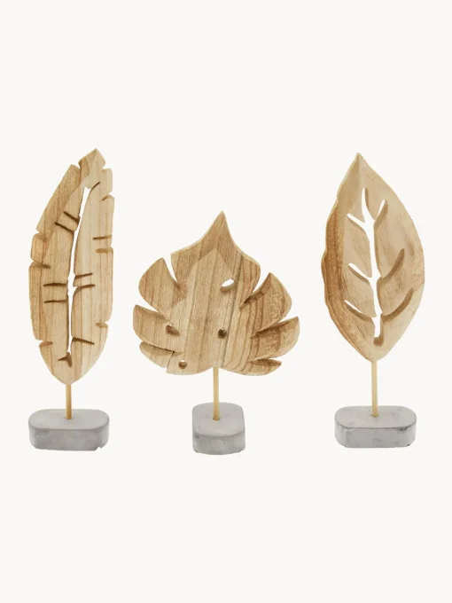 Set de piezas decorativas Blatt, 3 pzas.^ Figuras Decorativas|Decoración