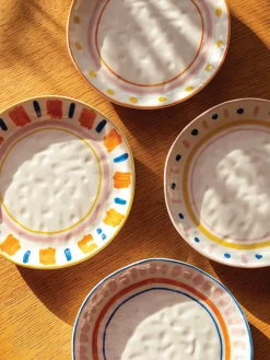 &k Amsterdam Set de platos postre de porcelana Boavista, 4 uds.^ Platos De Postre|Vajillas Completas