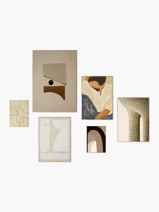 Paper Collective Set de pósters con marco Artwall no. 13, 6 uds.^ Cuadros Y Láminas Decorativas|Jarrones