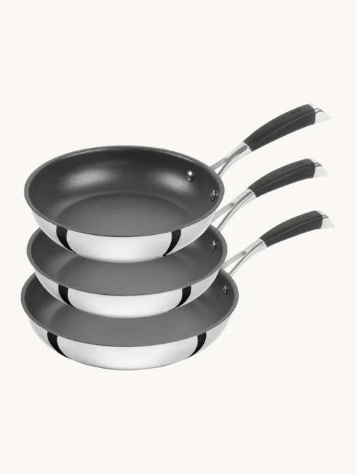 ZWILLING Set de sartenes de acero inoxidable Poletto, 3 uds.^ Sartenes|Sartenes