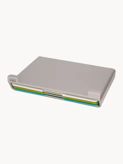 Joseph Joseph Set de tablas de cortar con soporte Folio, 4 pzas.