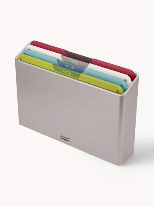 Joseph Joseph Set de tablas de cortar con soporte Folio, 5 pzas.^ Tablas De Cortar|Utensilios De Cocina