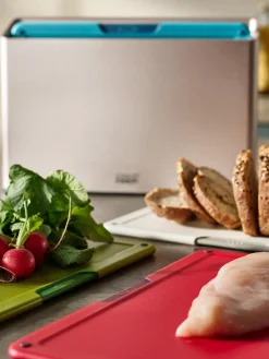 Joseph Joseph Set de tablas de cortar con soporte Folio, 5 pzas.^ Tablas De Cortar|Utensilios De Cocina