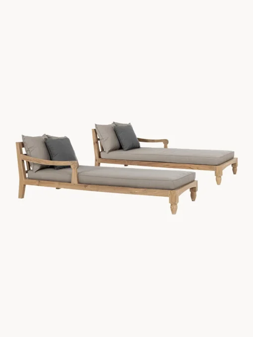 Bizzotto Set de tumbonas para exterior Bali, 2 uds.