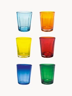 Zafferano Set de vasos artesanales Confezione, 6 uds.^ Vasos|Vajillas Completas