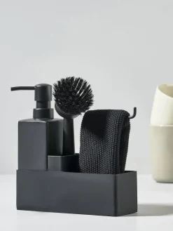 Zone Denmark Set lavavajillas con cepillo Zone, 3 pzas.^ Escurreplatos|Almacenaje De Cocina