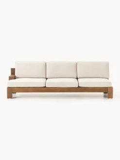 Westwing Collection Set lounge modular para exterior de madera de acacia Joshua, 4 pzas.^ Conjuntos Jardín