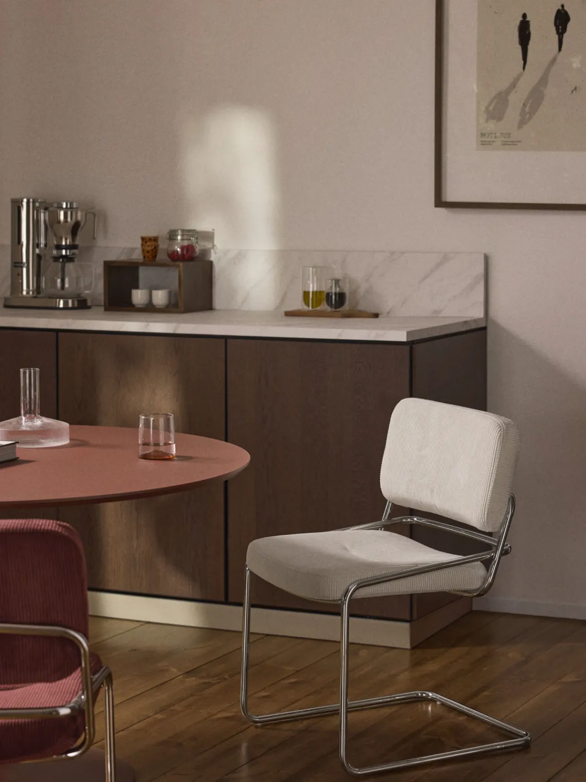 Westwing Collection Silla basculante de cuerda Don