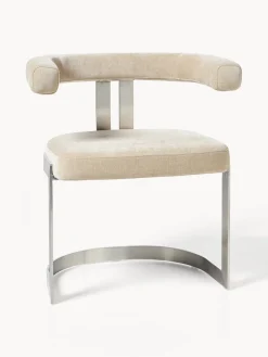 Westwing Collection Silla cantilever tapizada Gianni^ Sillas
