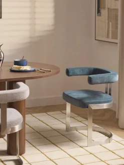 Westwing Collection Silla cantilever tapizada Gianni^ Sillas