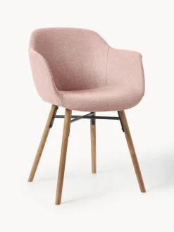 Westwing Collection Silla con asiento estrecho y reposabrazos Fiji