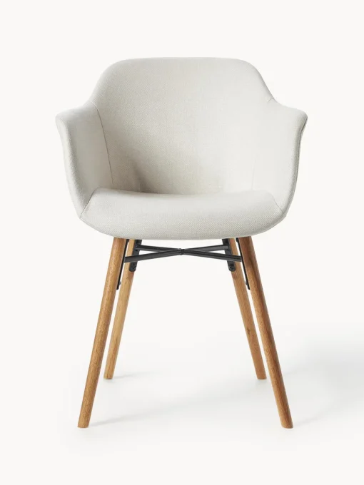Westwing Collection Silla con asiento estrecho y reposabrazos Fiji