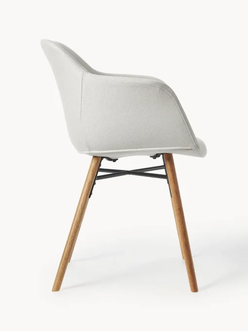Westwing Collection Silla con asiento estrecho y reposabrazos Fiji