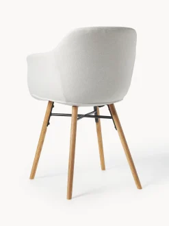 Westwing Collection Silla con asiento estrecho y reposabrazos Fiji