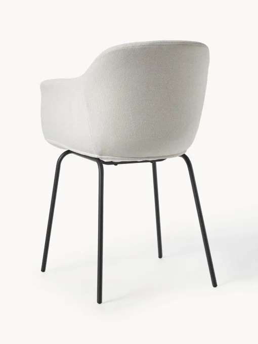 Westwing Collection Silla con asiento estrecho y reposabrazos Fiji