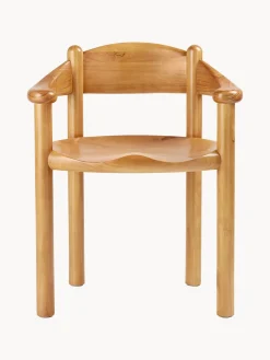 GUBI Silla con reposabrazos con madera de pino Daumiller