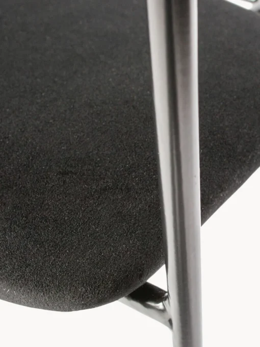 Silla con reposabrazos de terciopelo y metal Elvy^ Sillas Con Reposabrazos|Sillas