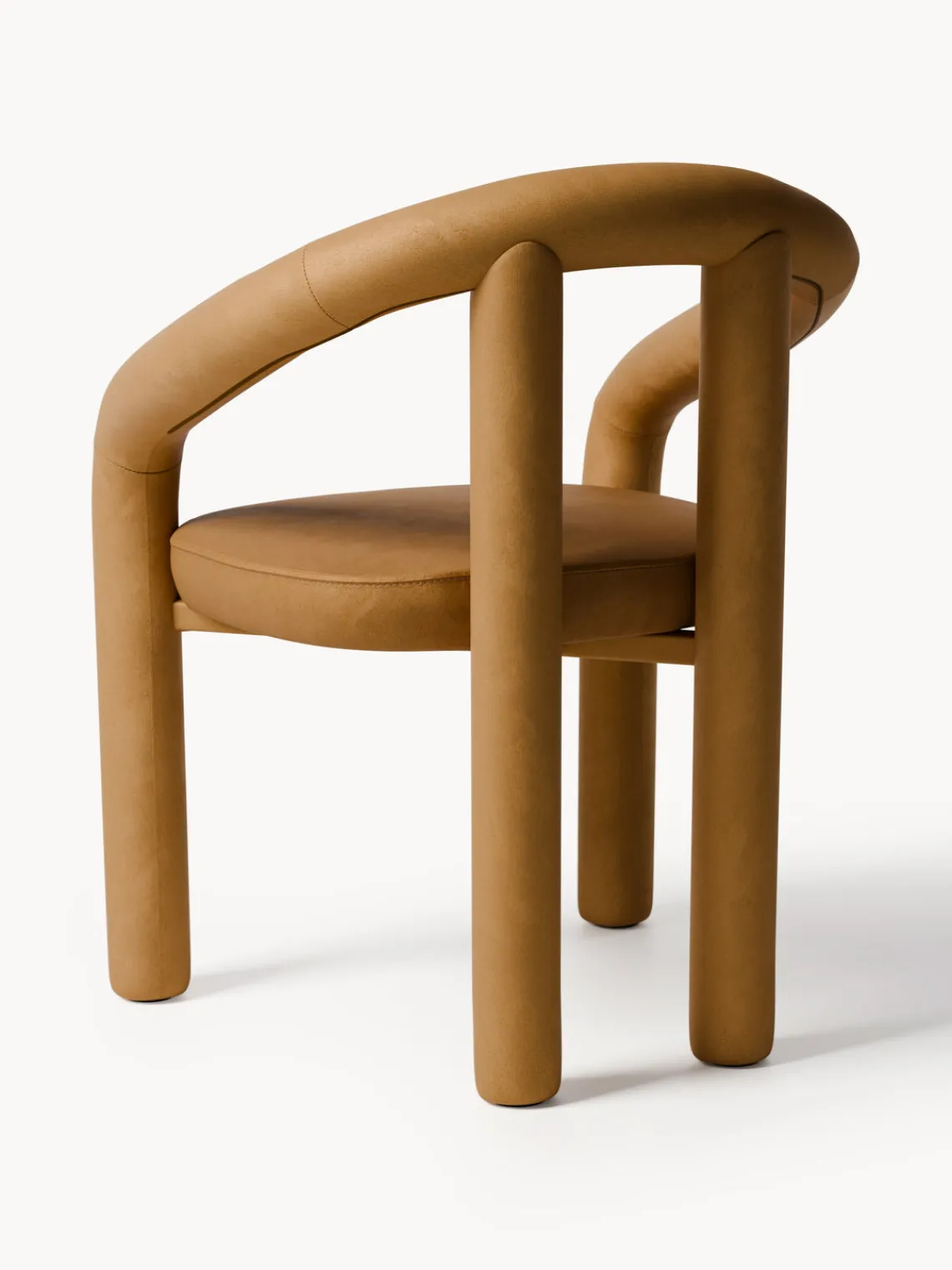 Westwing Collection Silla con reposabrazos de terciopelo Calan^ Sillas