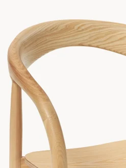 Westwing Collection Silla con reposabrazos de madera de fresno Camille^ Sillas De Madera|Sillas Con Reposabrazos
