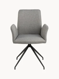 Silla con reposabrazos giratoria Naya