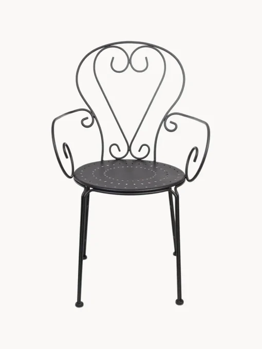 Bizzotto Silla con reposabrazos para exterior apilable Etienne^ Sillas De Jardín|Sillas De Jardí­N