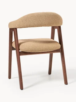 Westwing Collection Silla con reposabrazos tapizada en tejido bouclé Nik^ Sillas Con Reposabrazos|Sillas