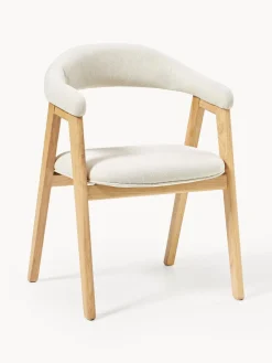 Westwing Collection Silla con reposabrazos tapizada Nik^ Sillas Con Reposabrazos|Sillas