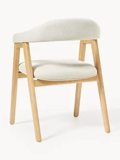 Westwing Collection Silla con reposabrazos tapizada Nik^ Sillas Con Reposabrazos|Sillas