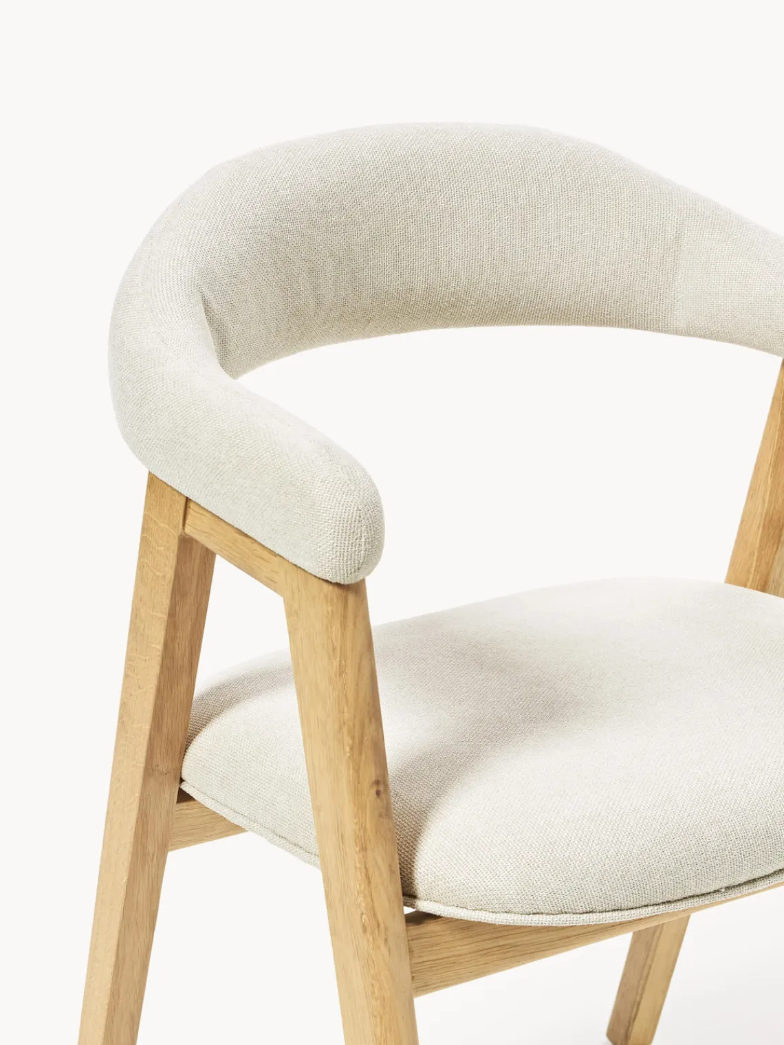 Westwing Collection Silla con reposabrazos tapizada Nik^ Sillas Con Reposabrazos|Sillas