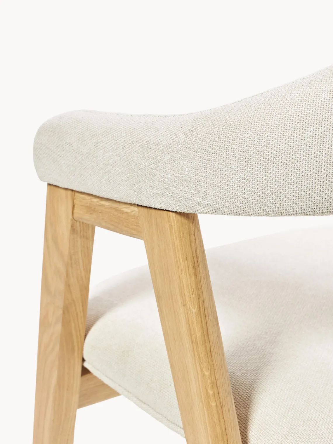 Westwing Collection Silla con reposabrazos tapizada Nik^ Sillas Con Reposabrazos|Sillas