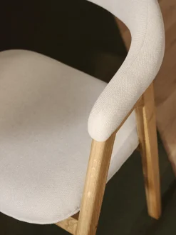 Westwing Collection Silla con reposabrazos tapizada Nik^ Sillas Con Reposabrazos|Sillas