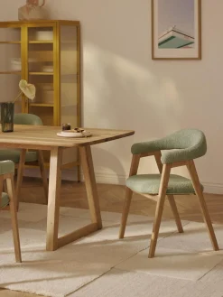 Westwing Collection Silla con reposabrazos tapizada en tejido bouclé Nik^ Sillas Con Reposabrazos|Sillas