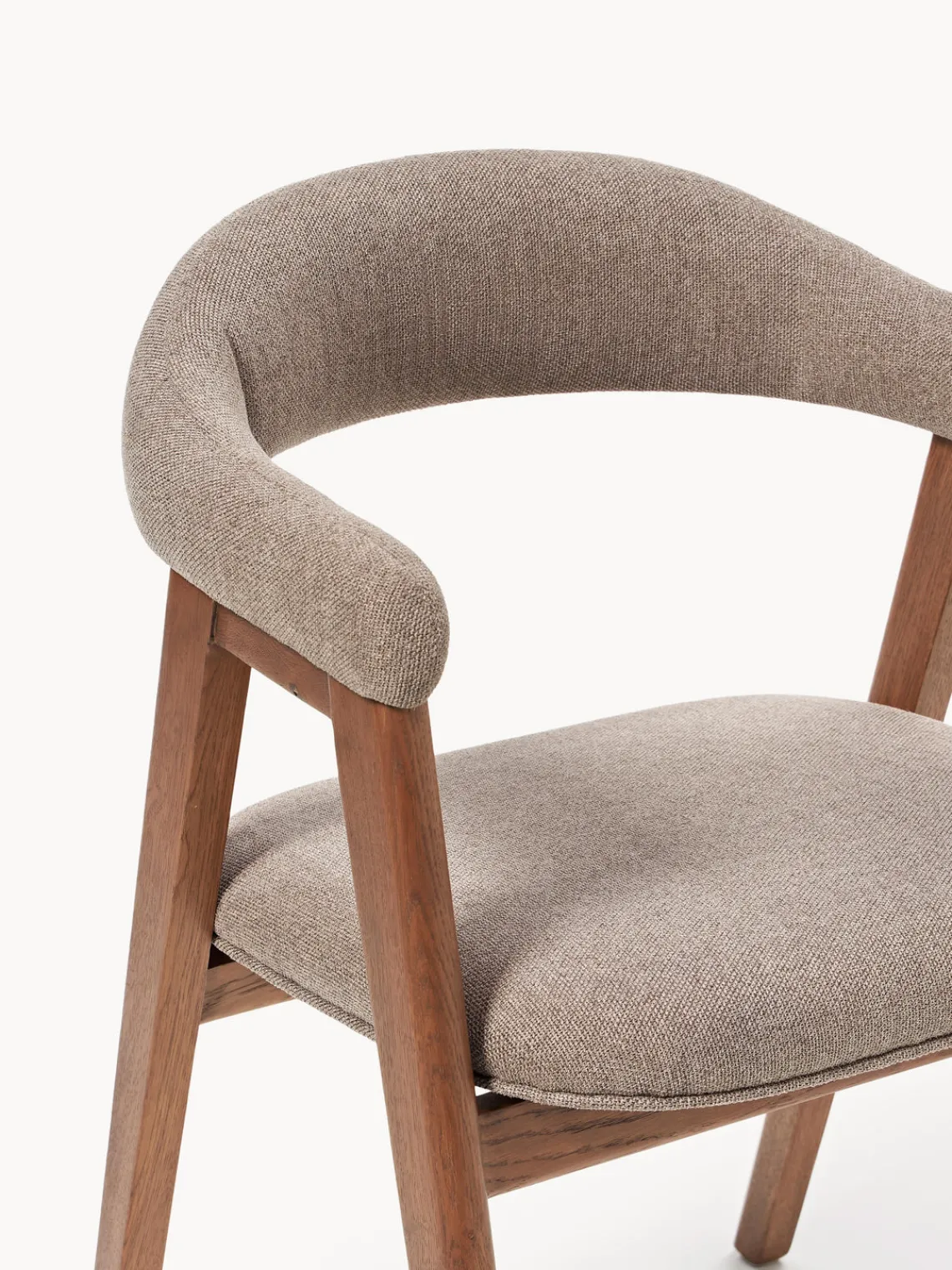 Westwing Collection Silla con reposabrazos tapizada Nik^ Sillas Con Reposabrazos|Sillas