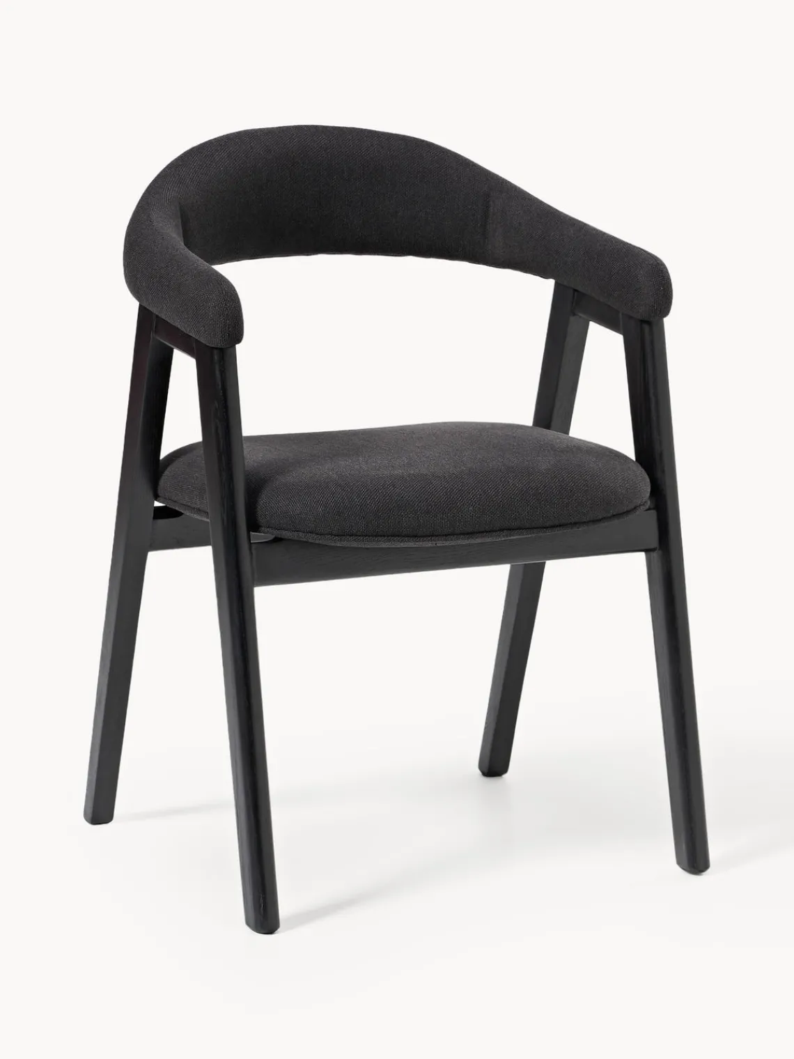 Westwing Collection Silla con reposabrazos tapizada Nik