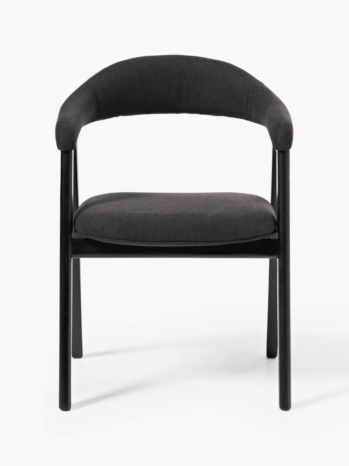 Westwing Collection Silla con reposabrazos tapizada Nik